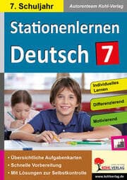 Cover von Kohls Stationenlernen Deutsch 7. Schuljahr