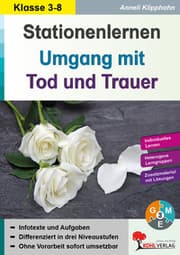 Cover von Stationenlernen Umgang mit Tod und Trauer