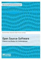 Cover von Open Source-Software. Chance und Risiko für Unternehmen