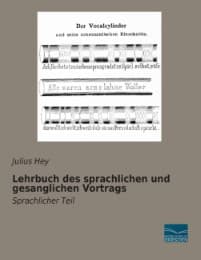 Cover von Lehrbuch des sprachlichen und gesanglichen Vortrags