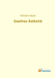 Cover von Goethes Ästhetik