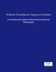 Cover von Geschichte der antiken Naturwissenschaft und Philosophie