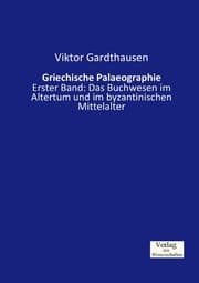Cover von Griechische Palaeographie