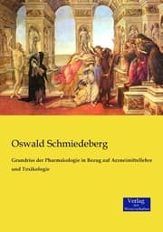 Cover von Grundriss der Pharmakologie in Bezug auf Arzneimittellehre und Toxikologie