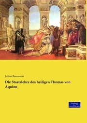 Cover von Die Staatslehre des heiligen Thomas von Aquino