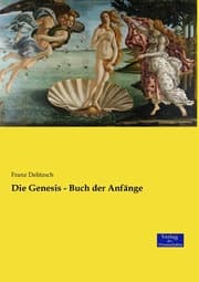 Cover von Die Genesis - Buch der Anfänge