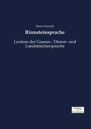 Cover von Rinnsteinsprache