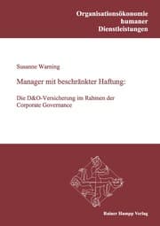 Cover von Manager mit beschränkter Haftung