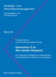 Cover von Generation Z im Vier-Länder-Vergleich