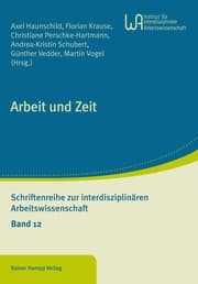 Cover von Arbeit und Zeit