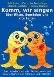 Cover von Komm, wir singen über Ritter, Seeräuber und alte Zeiten