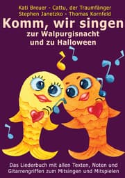 Cover von Komm, wir singen zur Walpurgisnacht und zu Halloween