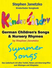 Cover von Kinderlieder Songbook - German Children's Songs & Nursery Rhymes - Summer Songs