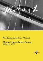 Cover von Mozart's thematischer Catalog