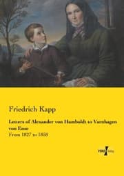 Cover von Letters of Alexander von Humboldt to Varnhagen von Ense