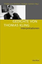 Cover von Gedichte von Thomas Kling