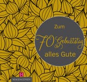Cover von Zum 70. Geburtstag alles Gute