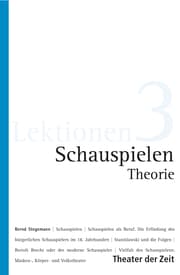 Cover von Schauspielen - Theorie