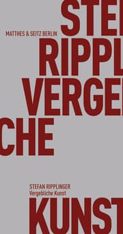 Cover von Vergebliche Kunst
