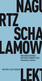 Cover von Schalamow. Lektüren