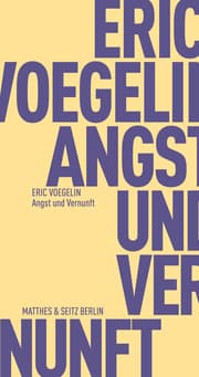 Cover von Angst und Vernunft