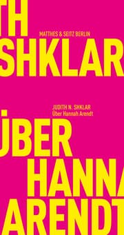 Cover von Über Hannah Arendt