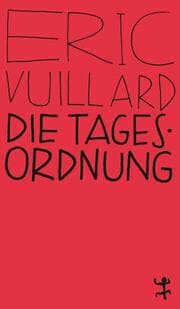 Cover von Die Tagesordnung