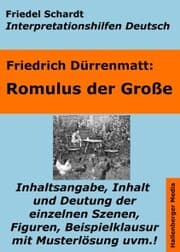Cover von Romulus der Große - Lektürehilfe und Interpretationshilfe. Interpretationen und Vorbereitungen für den Deutschunterricht.