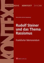 Cover von Rudolf Steiner und das Thema Rassismus