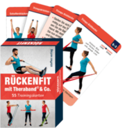 Cover von Trainingskarten: Rückenfit mit TheraBand® & Co.