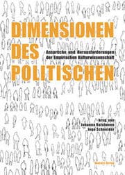 Cover von Dimensionen des Politischen