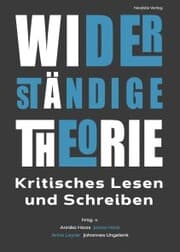 Cover von Widerständige Theorie