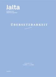 Cover von Übersetzbarkeit