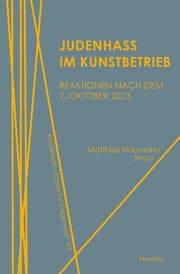 Cover von Judenhass im Kunstbetrieb