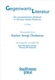 Cover von Gegenwartsliteratur. Ein Germanistisches Jahrbuch/A German Studies Yearbook 17/2018