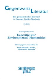 Cover von Gegenwartsliteratur. Ein Germanistisches Jahrbuch /A German Studies Yearbook / 19/2020