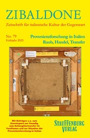 Cover von Provenienzforschung in Italien. Raub, Handel, Transfer