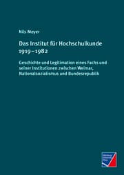 Cover von Das Institut für Hochschulkunde 1919-1982