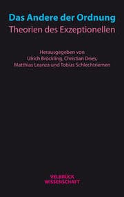 Cover von Das Andere der Ordnung