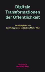 Cover von Digitale Transformationen der Öffentlichkeit