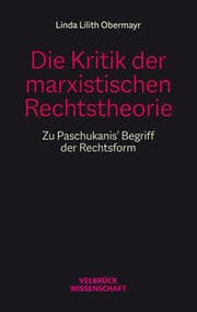 Cover von Die Kritik der marxistischen Rechtstheorie
