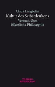 Cover von Kultur des Selbstdenkens