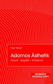 Cover von Adornos Ästhetik