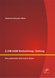 Cover von § 238 StGB Nachstellung/Stalking