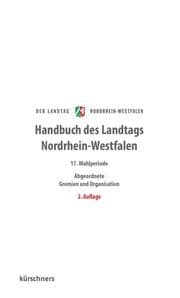 Cover von Handbuch des Landtags Nordrhein-Westfalen 17. Wahlperiode