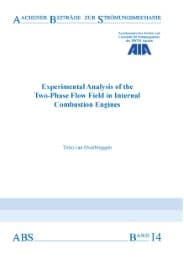 Cover von Experimental Analysis of the Two-Phase Flow Field in Internal Combustion Engines
