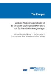 Cover von Validierte Modellierungsmethodik für die Simulation des Körperschallverhaltens von Getrieben in Windenergieanlagen