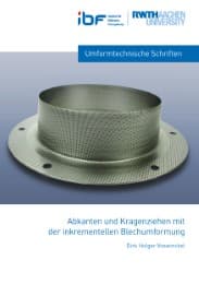 Cover von Abkanten und Kragenziehen mit der inkrementellen Blechumformung