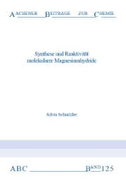 Cover von Synthese und Reaktivität molekularer Magnesiumhydride