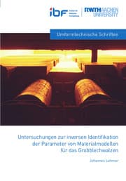 Cover von Untersuchungen zur inversen Identifikation der Parameter von Materialmodellen für das Grobblechwalzen